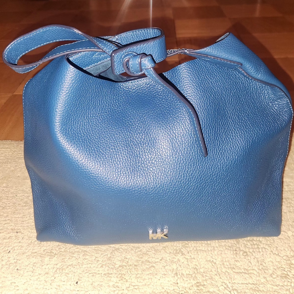 Michael Kors Blue Leather Women's Bag